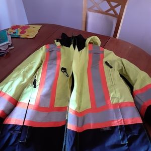 Men's extra large 7 in one winter work coat